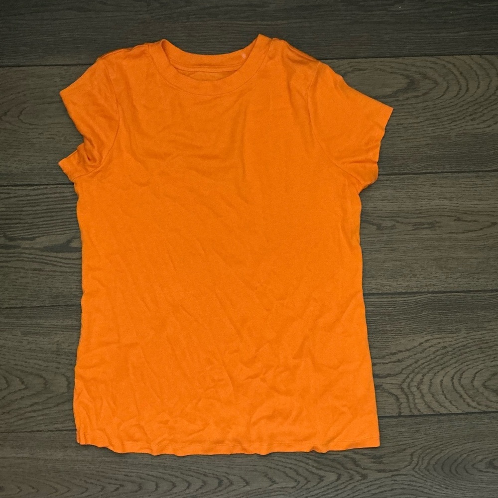a new day Bright Orange Short Sleeve Tee